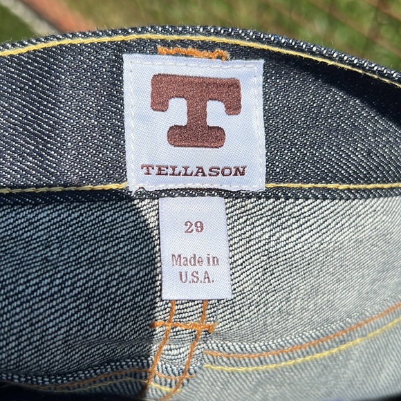TELLASON John Graham Mellor 14.75 oz Kaihara Mills proprietary denim - Picture 5 of 6